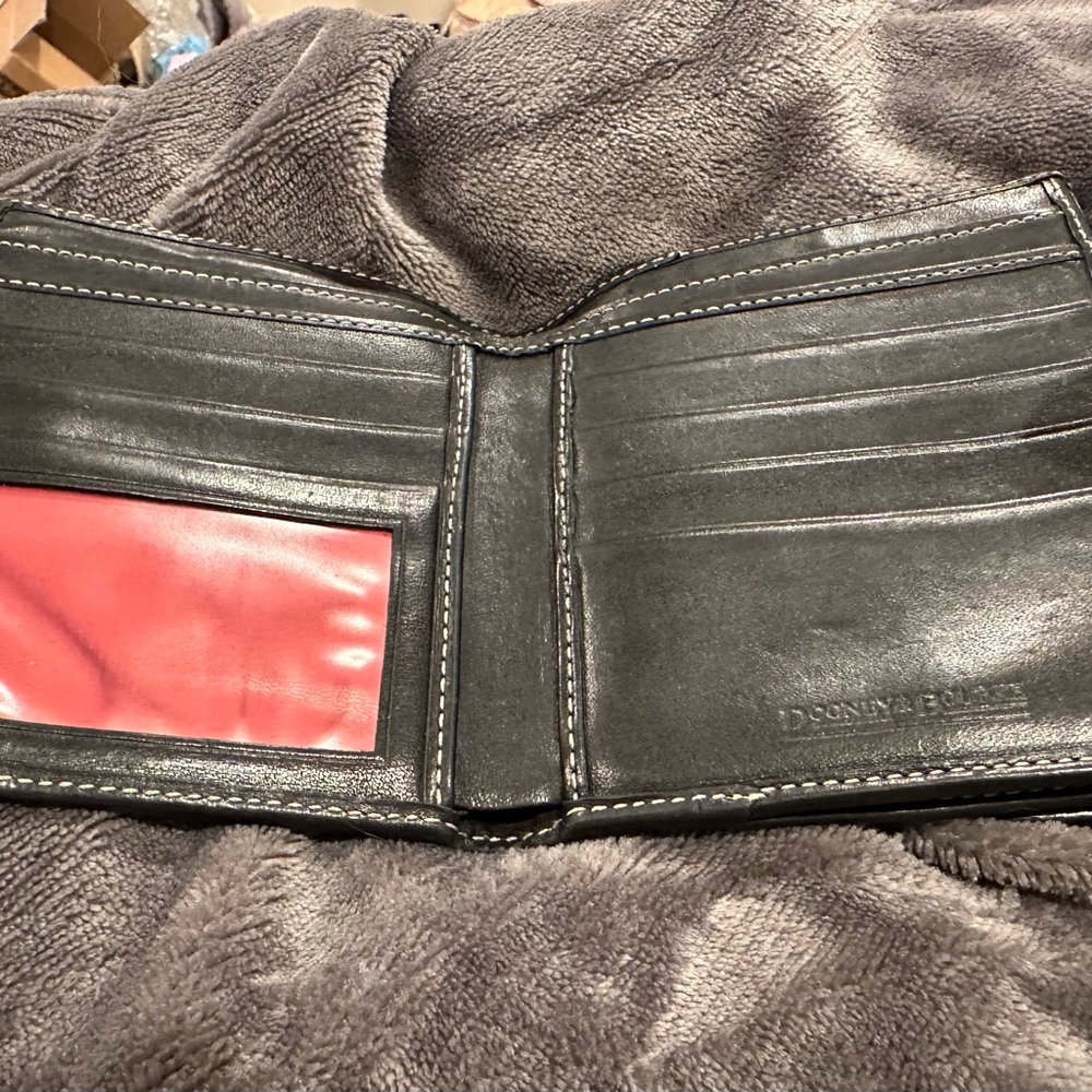 EUC Dooney and Bourke denim wallet with lock - Picture 6 of 8